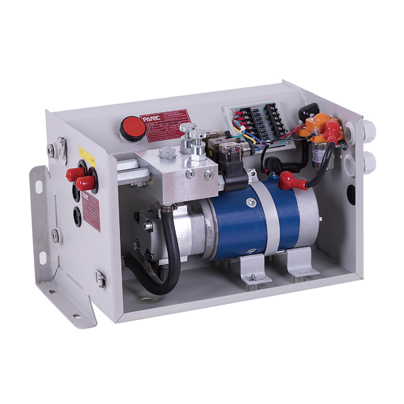 Hydraulische achterklepaandrijving